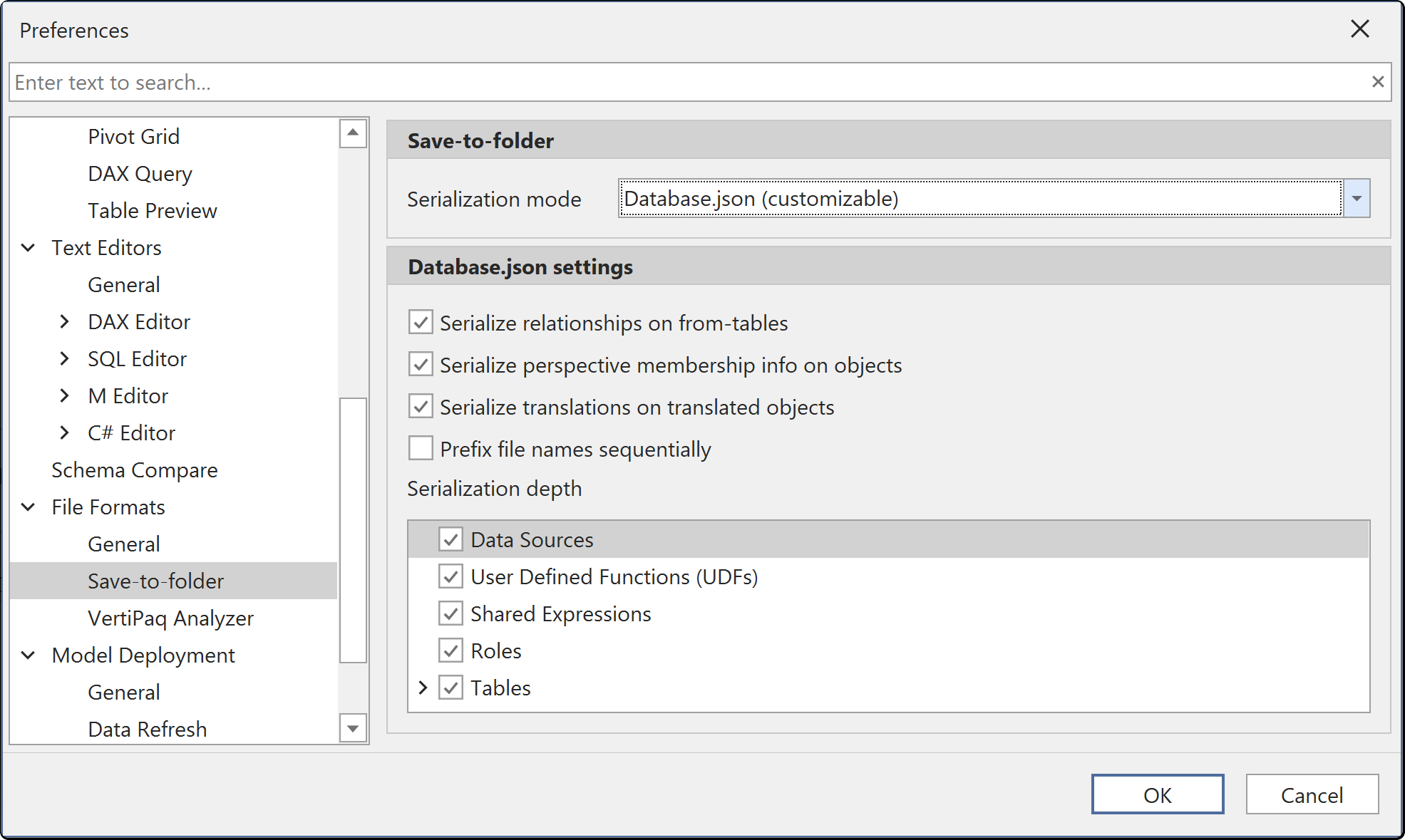 Configuring Save To Folder