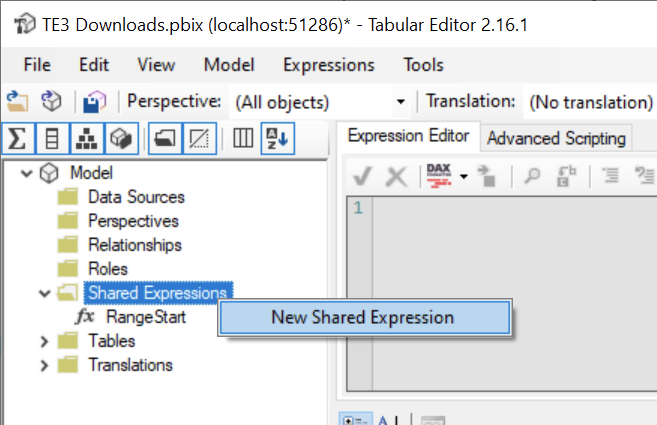 Add shared expressions